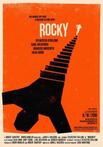 Poster collecting : rocky - Vintage Classic Movie !! CARTEL CLASSIC CINE 30X40